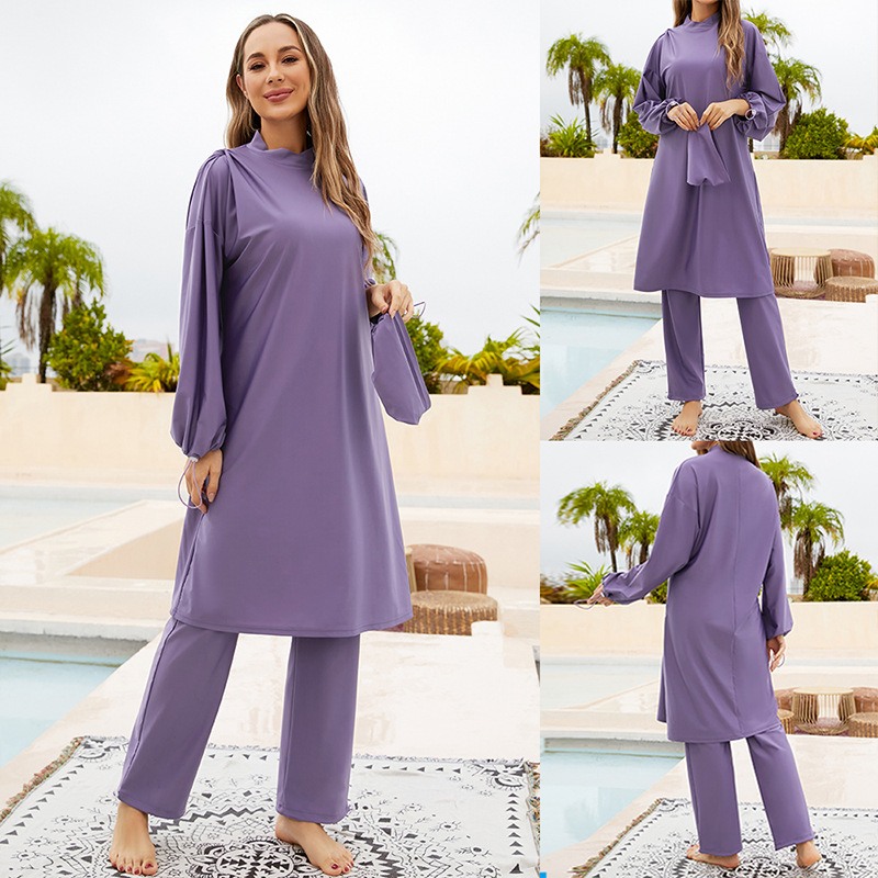 Abaya Modest Wear - アバヤ サマー ムスリム水着 ヒジャブ 女性用 アラブ