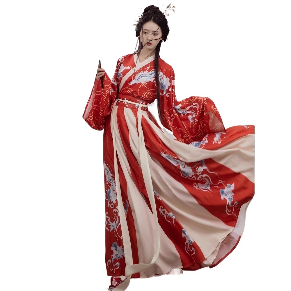 Ethnic Fashion Show - 伝統的な中国服韓服女性妖精ドレスコスプレ衣装エスニックスタイルのファッション服パーティーダンスウェアステージショー