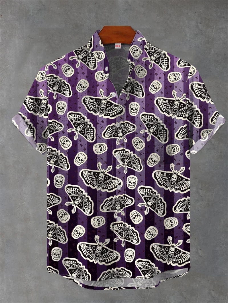 レトロメンズリネンシャツ、エスニック柄プリント半袖トップス、 - Ethnic Wear Men'S Fashion のレビューと価格
