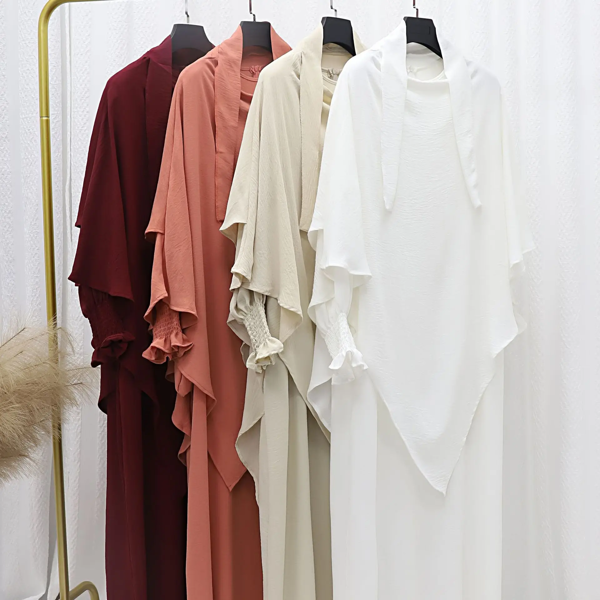 ラマダンささやかなイスラム教徒の女性のドレススカーフアバヤモ - Abaya Modest Wear のレビューと価格